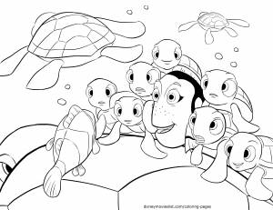 Finding Nemo Coloring Pages