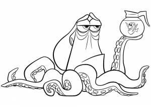 Раскраска В Поисках Дори