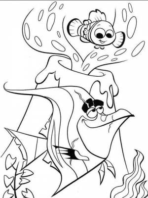 Раскраски В поисках Немо   в формате