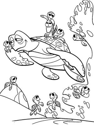 раскраски для детей из всеми любимыми героями сказки в поисках немо