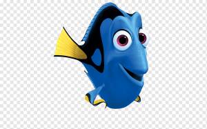 Иллюстрация Диснея Дори, В поисках Немо Рыба-хирург Pixar Палитра Марлин, Немо, Разное, другие, электрический Blue png