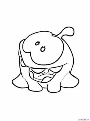 Раскраска Ам Ням 11