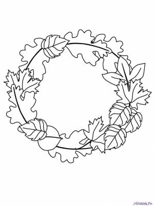 РАСКРАСКА ВЕНОК