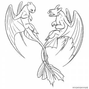 Раскраски дневная фурия