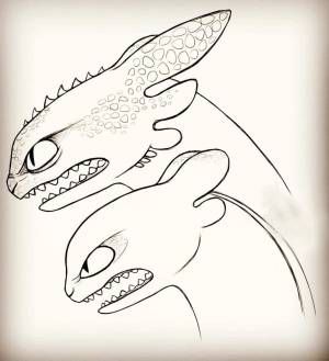 Дневная фурия раскраска