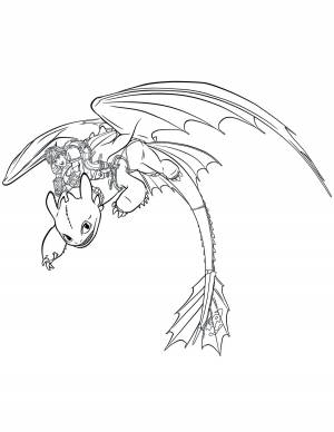 Раскраска Беззубик