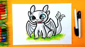 Дракон Дневная Фурия из мультика Как приручить дракона