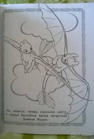 Отзыв о Раскраска Dream Works Как приручить дракона 3
