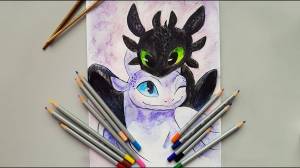 КАК НАРИСОВАТЬ БЕЗЗУБИКА И ДНЕВНУЮ ФУРИЮ