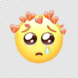 Рисунок эмодзи, Мультфильм, Видео, Тикток, Музыка, С тегами, Выражение лица, Желтый png