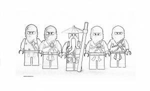 Раскраски фильм Лего ниндзяго