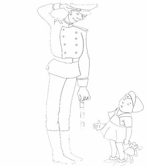 Раскраски к сказке Дядя Степа