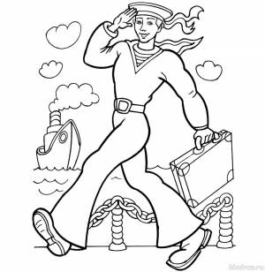 Дядя степа мционер раскраска