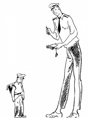 Раскраски Дядя Степа   в формате