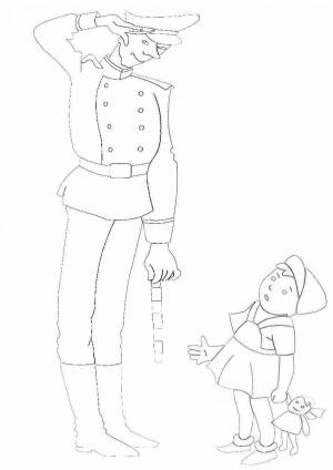 Раскраски Дядя степа мционер