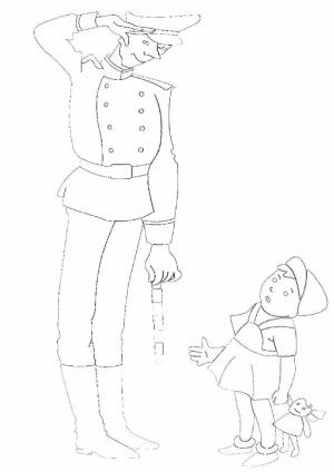 Раскраски Дядя степа для детей