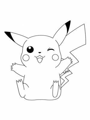 Раскраска Пикачу
