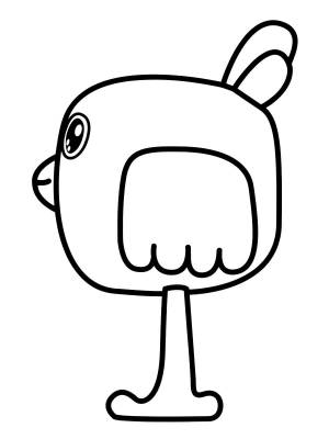 Раскраска Цыпа из Мимимишки 2