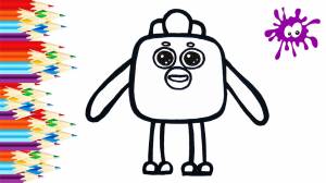 Как нарисовать Цыпу из мультика Ми-ми-мишки