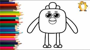 Раскраска для детей ГЕРОИ МУЛЬТИКА МИМИМИШКИ