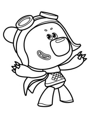 Раскраска Кеши из Мимимишек 5