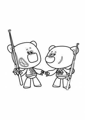 Раскраски из мультсериала Ми-ми-ми́шки