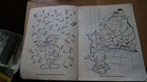 №5820,3 том и джерри умные раскраски 1998 год