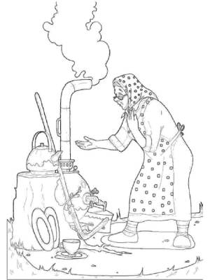 Раскраски Федорино Горе