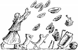 Раскраска Федорино Горе