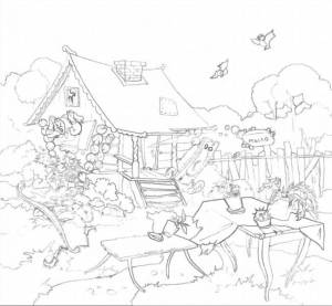 Раскраски Федорино горе