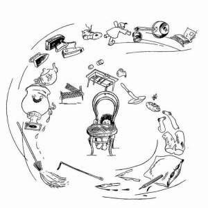 Федорино горе раскраска