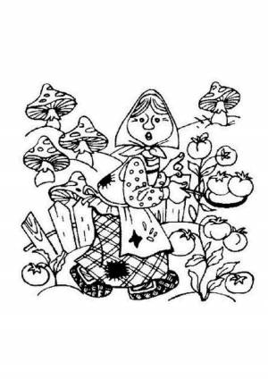 Раскраски иллюстрация к сказке федорино горе