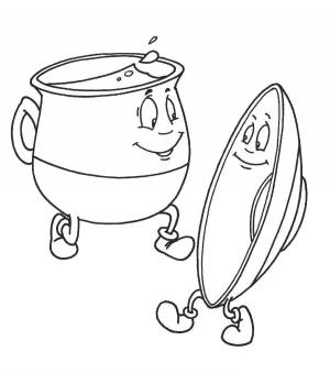 Раскраски Федорино Горе