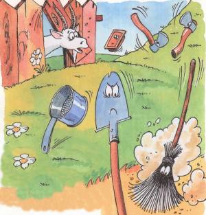 Рисунок на тему Федорино горе