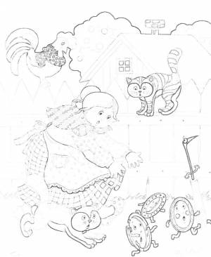 Федорино горе раскраска для детей