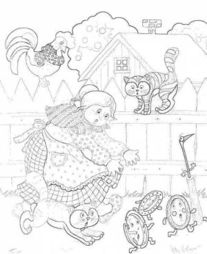 Раскраски Федорино горе картинки