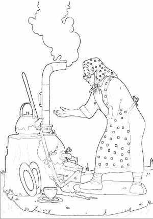 Раскраски Федорино горе для детей 4 5 лет