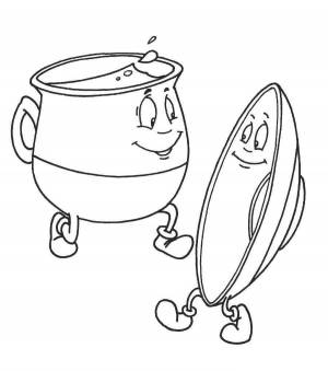 Раскраски Федорино горе картинки