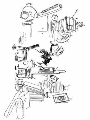 Раскраски Федорино горе рисунок