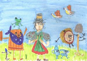 Федорино горе рисунки детей