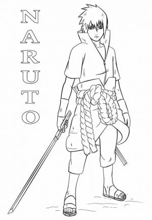 Наруто с мечом