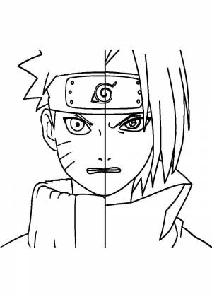 Раскраски Наруто