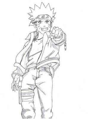 Раскраски Наруто