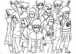 Раскраски Наруто