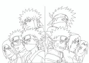Раскраски наруто комикс