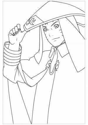 Раскраска круто наруто