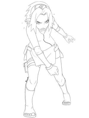 Раскраска Наруто