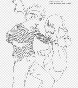 Штриховой рисунок Саске Учиха Рисунок Наруто Шиппуден