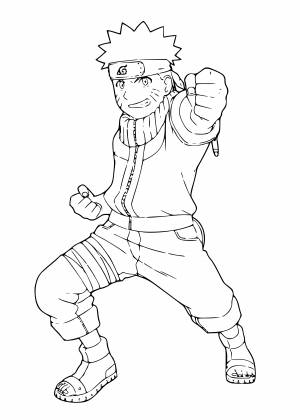 Бесплатно  раскраски «Наруто»