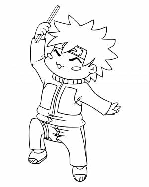 Бесплатно  раскраски «Наруто»